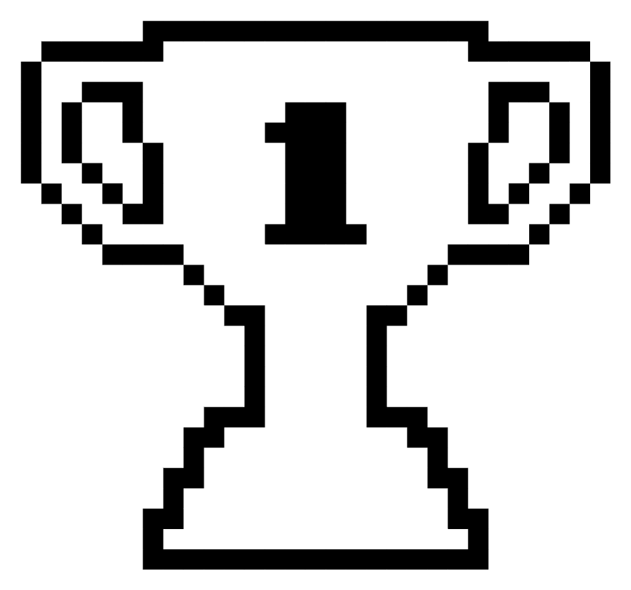Pixelated icon of sport event